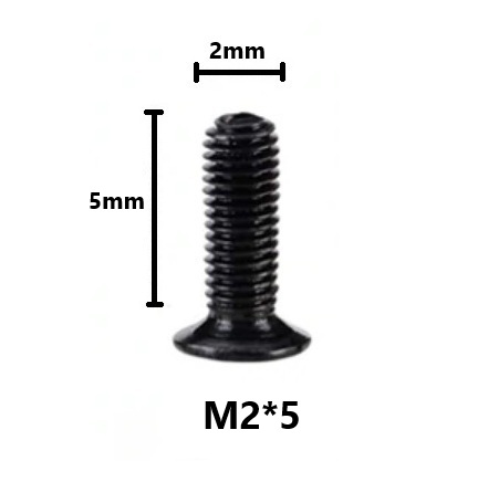 Болт M2 x 5.0 мм (10 шт)